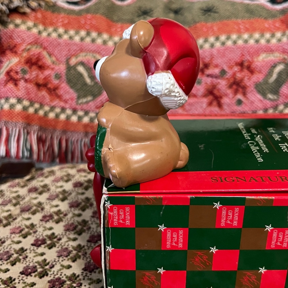 Teddy Bear Christmas Stocking Holder - Picture 2 of 5